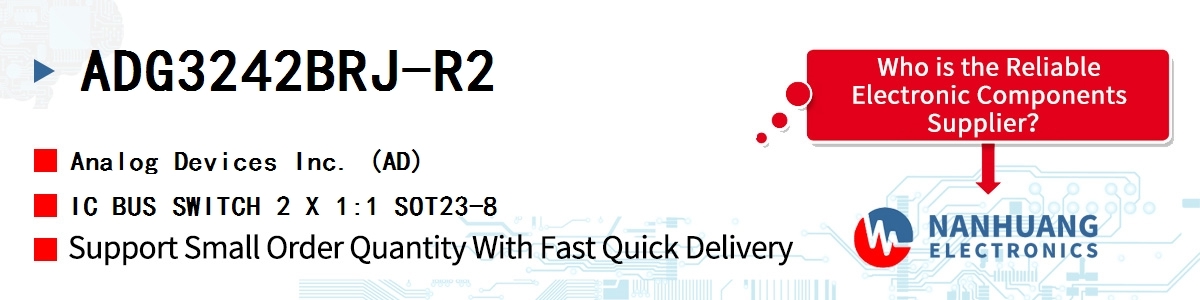 ADG3242BRJ-R2 ADI IC BUS SWITCH 2 X 1:1 SOT23-8