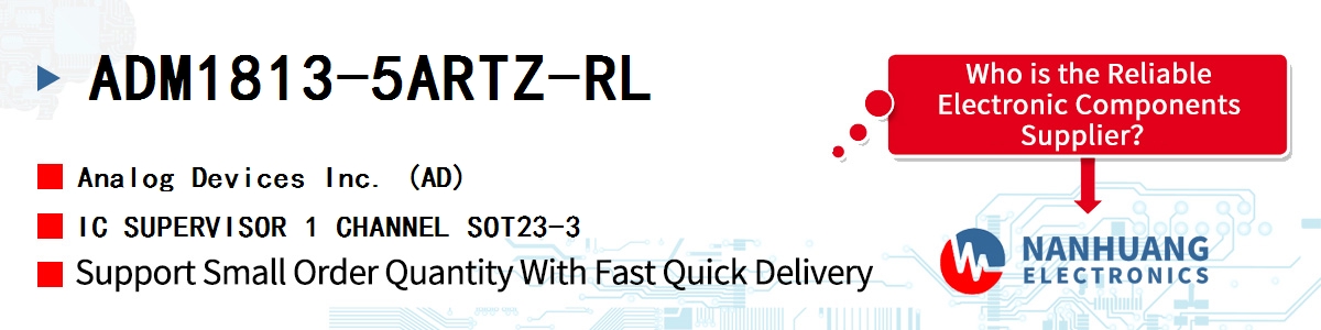 ADM1813-5ARTZ-RL ADI IC SUPERVISOR 1 CHANNEL SOT23-3