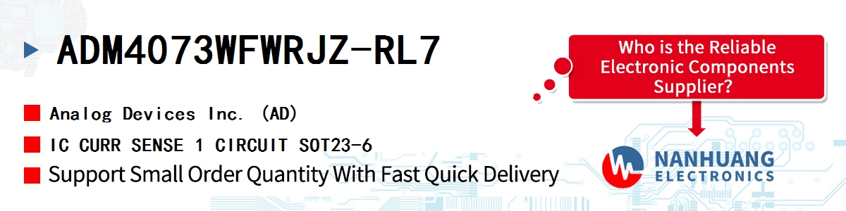 ADM4073WFWRJZ-RL7 ADI IC CURR SENSE 1 CIRCUIT SOT23-6