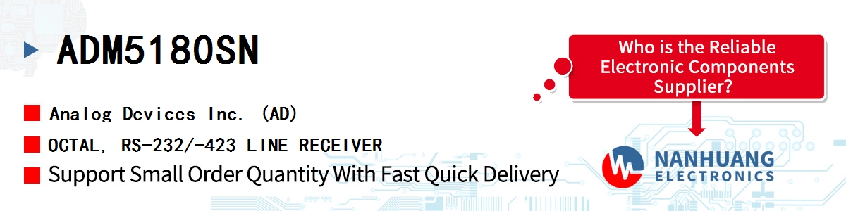 ADM5180SN ADI OCTAL, RS-232/-423 LINE RECEIVER