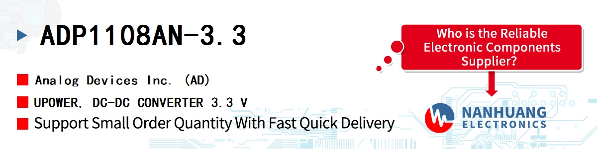 ADP1108AN-3.3 ADI UPOWER, DC-DC CONVERTER 3.3 V