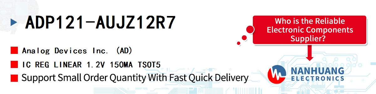 ADP121-AUJZ12R7 ADI IC REG LINEAR 1.2V 150MA TSOT5