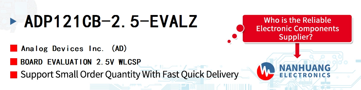 ADP121CB-2.5-EVALZ ADI BOARD EVALUATION 2.5V WLCSP