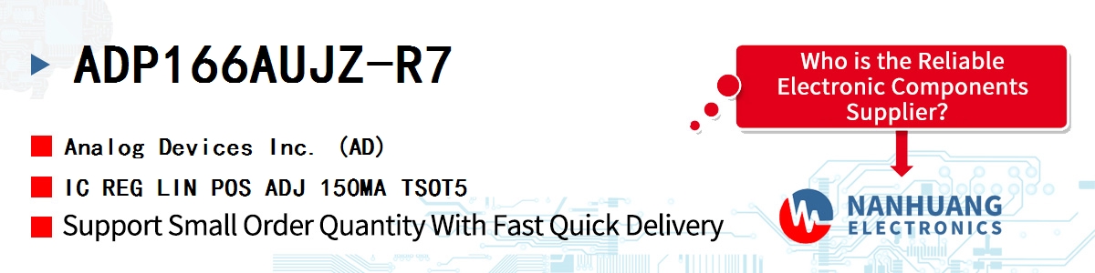 ADP166AUJZ-R7 ADI IC REG LIN POS ADJ 150MA TSOT5