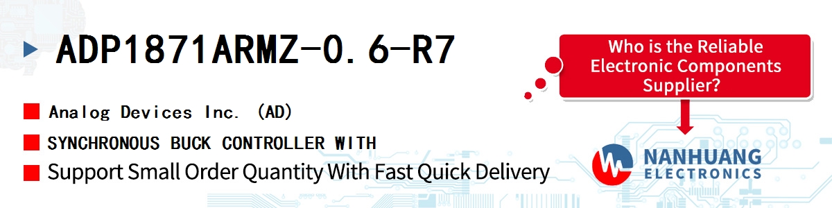 ADP1871ARMZ-0.6-R7 ADI SYNCHRONOUS BUCK CONTROLLER WITH