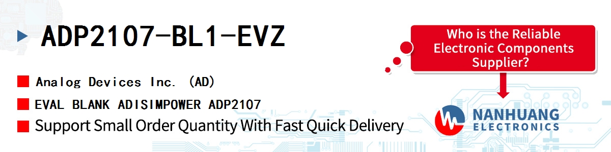 ADP2107-BL1-EVZ ADI EVAL BLANK ADISIMPOWER ADP2107