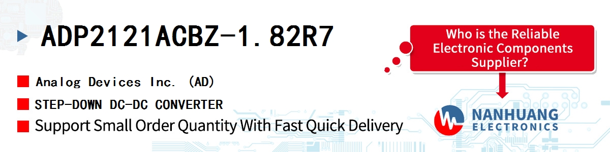 ADP2121ACBZ-1.82R7 ADI STEP-DOWN DC-DC CONVERTER