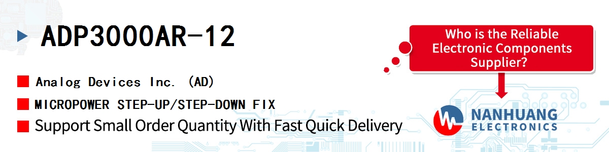 ADP3000AR-12 ADI MICROPOWER STEP-UP/STEP-DOWN FIX