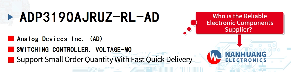 ADP3190AJRUZ-RL-AD ADI SWITCHING CONTROLLER, VOLTAGE-MO