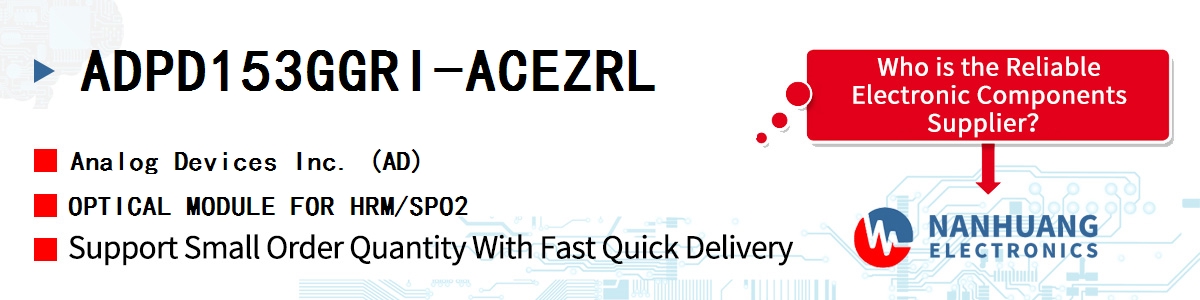 ADPD153GGRI-ACEZRL ADI OPTICAL MODULE FOR HRM/SPO2