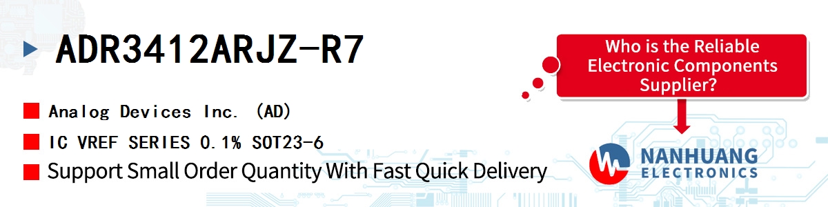 ADR3412ARJZ-R7 ADI IC VREF SERIES 0.1% SOT23-6