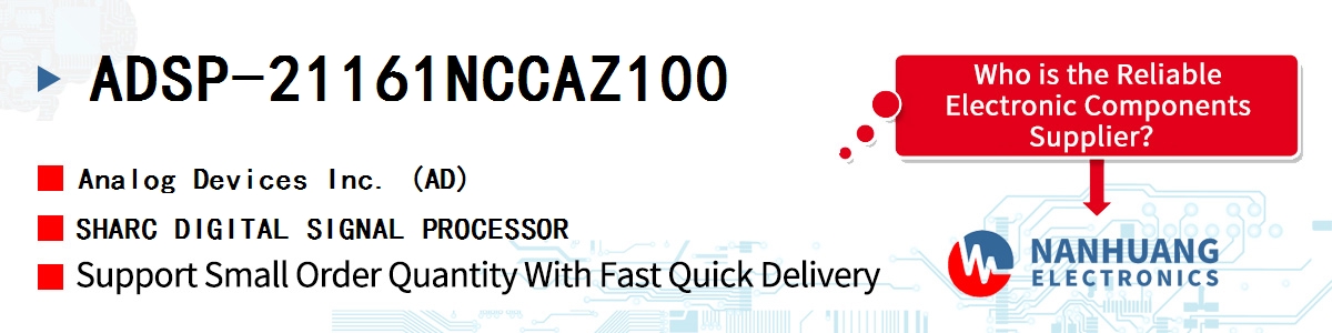 ADSP-21161NCCAZ100 ADI SHARC DIGITAL SIGNAL PROCESSOR