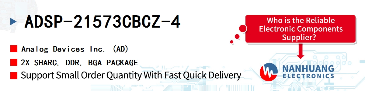 ADSP-21573CBCZ-4 ADI 2X SHARC, DDR, BGA PACKAGE