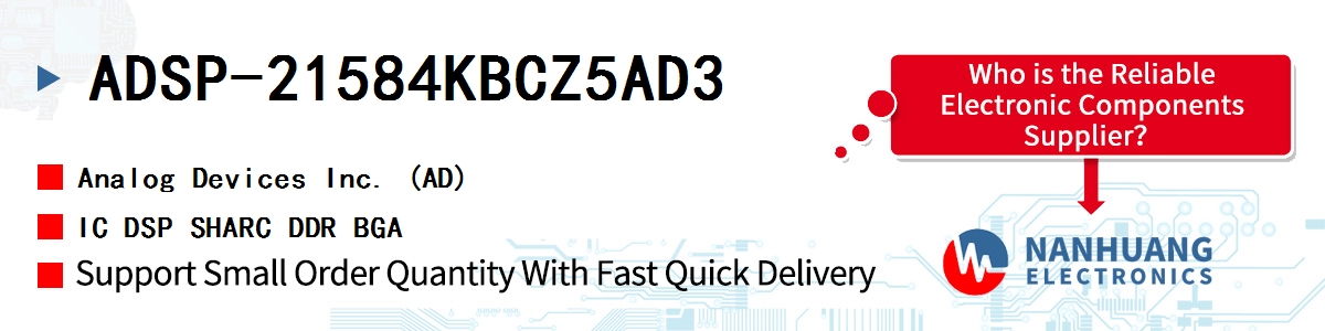 ADSP-21584KBCZ5AD3 ADI IC DSP SHARC DDR BGA