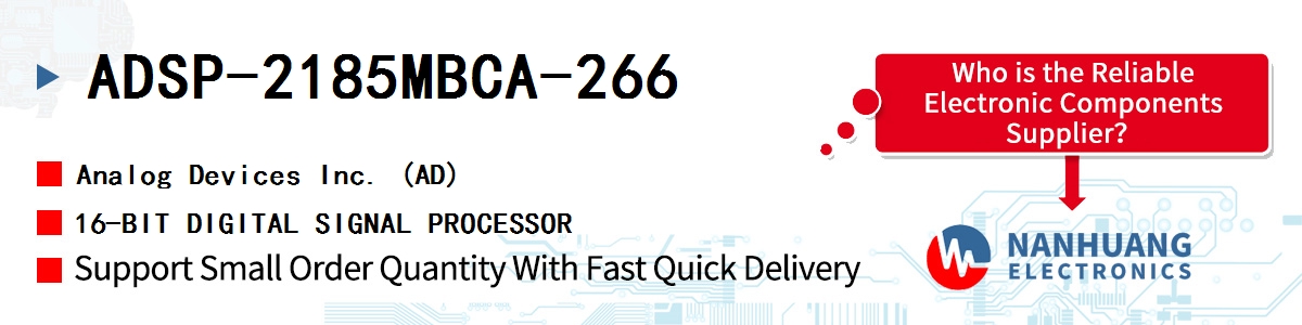 ADSP-2185MBCA-266 ADI 16-BIT DIGITAL SIGNAL PROCESSOR