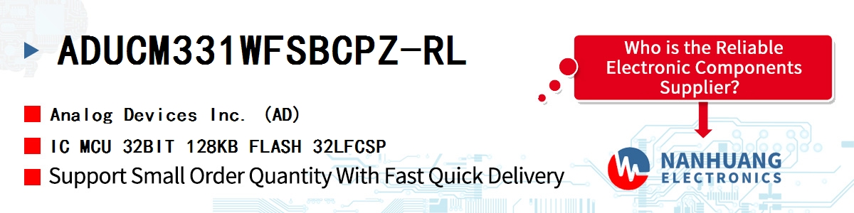 ADUCM331WFSBCPZ-RL ADI IC MCU 32BIT 128KB FLASH 32LFCSP