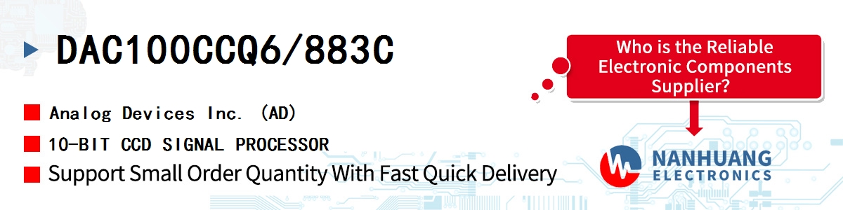 DAC100CCQ6/883C ADI 10-BIT CCD SIGNAL PROCESSOR