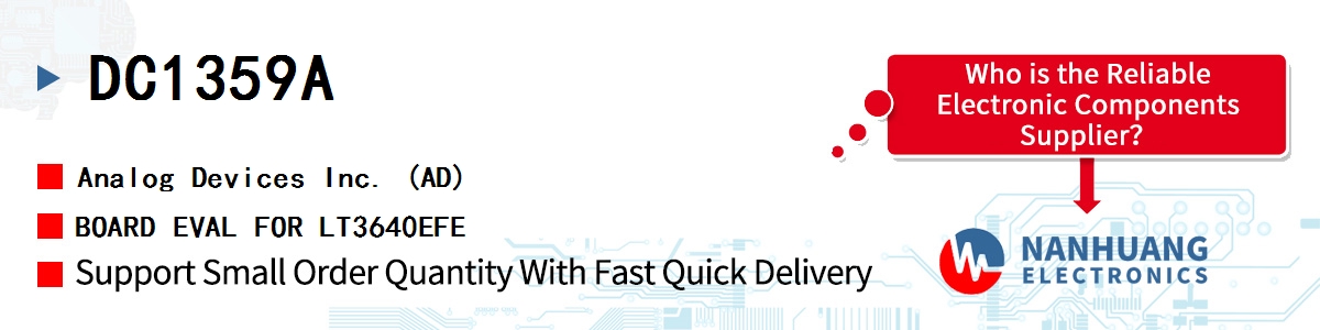 DC1359A ADI BOARD EVAL FOR LT3640EFE