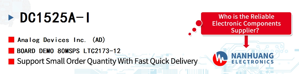 DC1525A-I ADI BOARD DEMO 80MSPS LTC2173-12