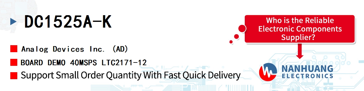 DC1525A-K ADI BOARD DEMO 40MSPS LTC2171-12