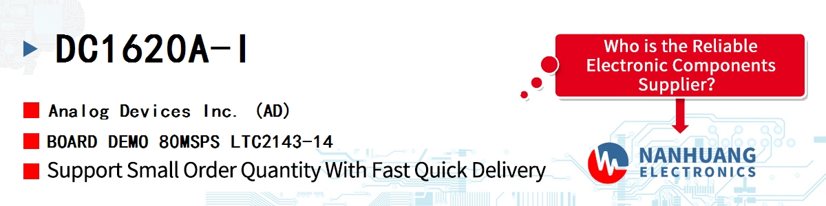 DC1620A-I ADI BOARD DEMO 80MSPS LTC2143-14