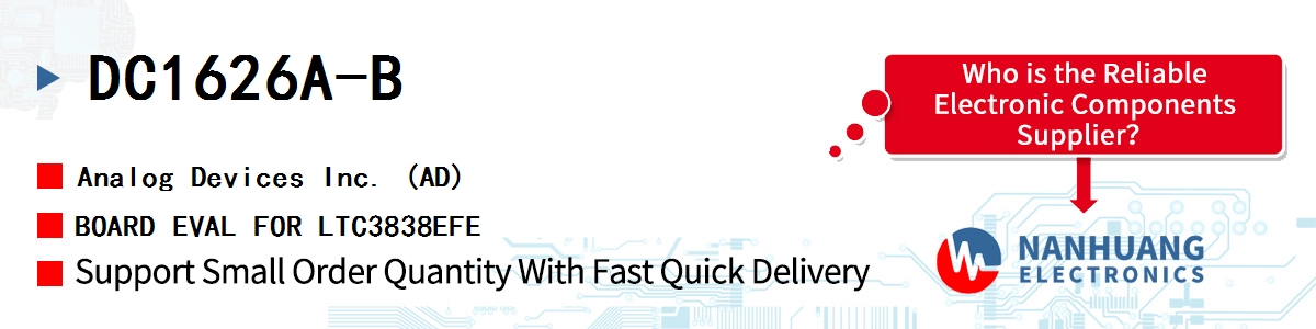 DC1626A-B ADI BOARD EVAL FOR LTC3838EFE