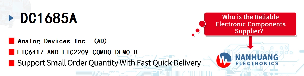 DC1685A ADI LTC6417 AND LTC2209 COMBO DEMO B