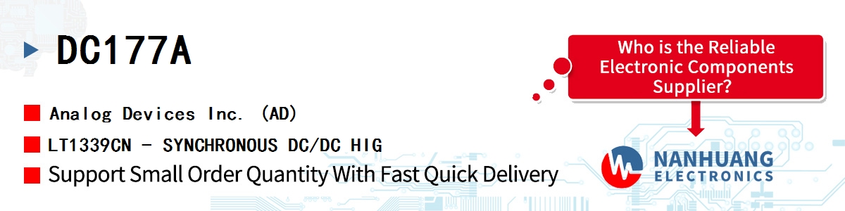 DC177A ADI LT1339CN - SYNCHRONOUS DC/DC HIG