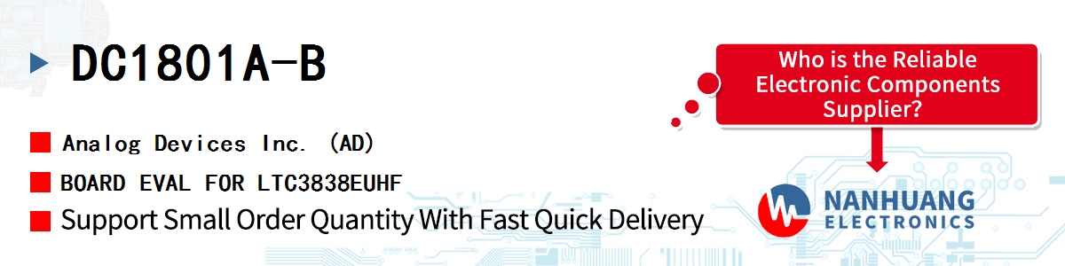 DC1801A-B ADI BOARD EVAL FOR LTC3838EUHF