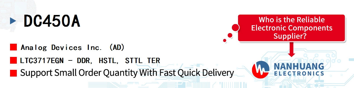 DC450A ADI LTC3717EGN - DDR, HSTL, STTL TER