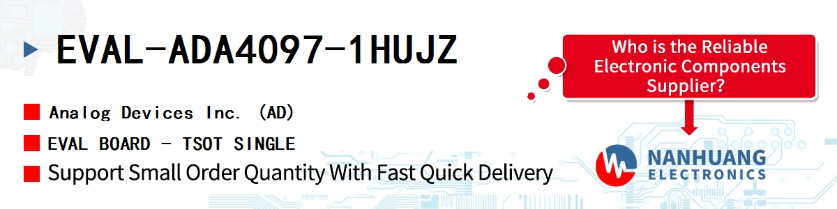 EVAL-ADA4097-1HUJZ ADI EVAL BOARD - TSOT SINGLE