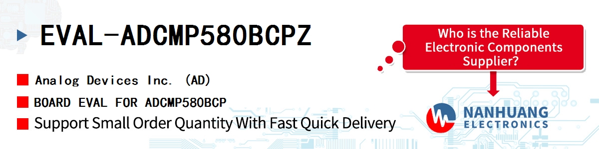 EVAL-ADCMP580BCPZ ADI BOARD EVAL FOR ADCMP580BCP