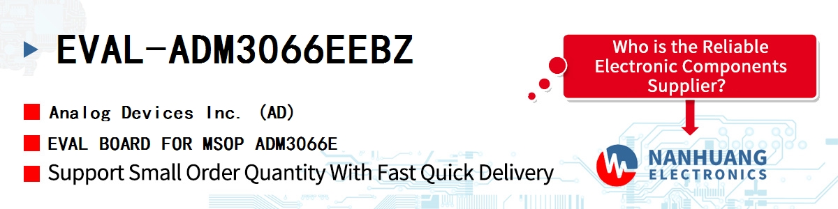 EVAL-ADM3066EEBZ ADI EVAL BOARD FOR MSOP ADM3066E