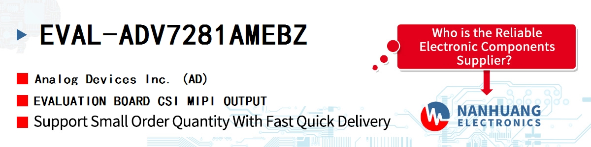 EVAL-ADV7281AMEBZ ADI EVALUATION BOARD CSI MIPI OUTPUT