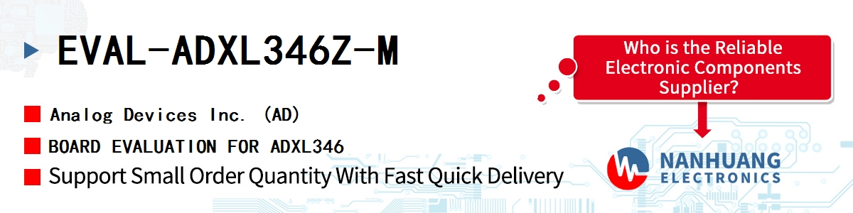 EVAL-ADXL346Z-M ADI BOARD EVALUATION FOR ADXL346