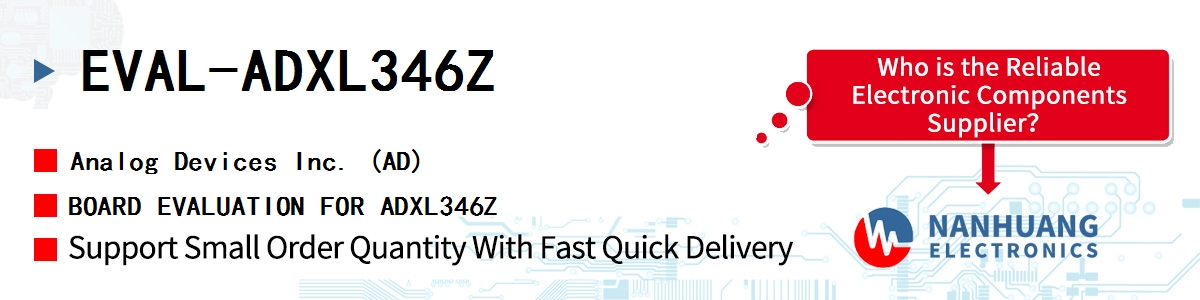 EVAL-ADXL346Z ADI BOARD EVALUATION FOR ADXL346Z