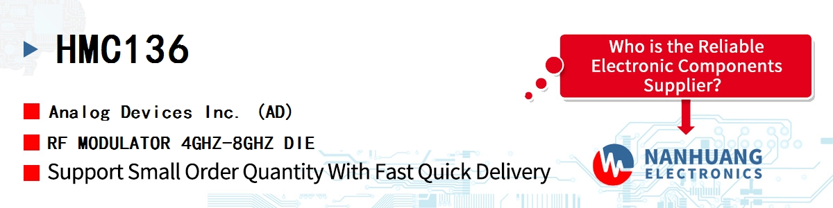 HMC136 ADI RF MODULATOR 4GHZ-8GHZ DIE
