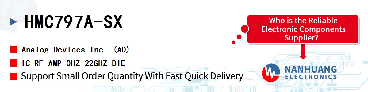 HMC797A-SX ADI IC RF AMP 0HZ-22GHZ DIE