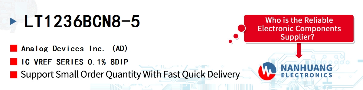LT1236BCN8-5 ADI IC VREF SERIES 0.1% 8DIP