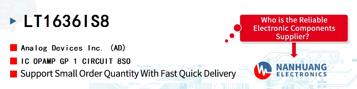 LT1636IS8 ADI IC OPAMP GP 1 CIRCUIT 8SO