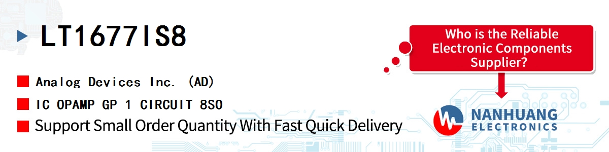 LT1677IS8 ADI IC OPAMP GP 1 CIRCUIT 8SO