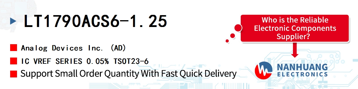 LT1790ACS6-1.25 ADI IC VREF SERIES 0.05% TSOT23-6