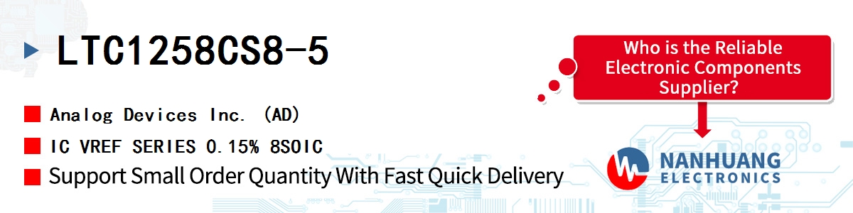 LTC1258CS8-5 ADI IC VREF SERIES 0.15% 8SOIC