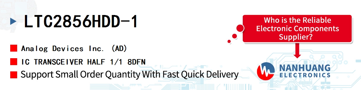 LTC2856HDD-1 ADI IC TRANSCEIVER HALF 1/1 8DFN