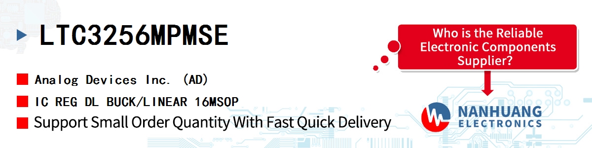 LTC3256MPMSE ADI IC REG DL BUCK/LINEAR 16MSOP