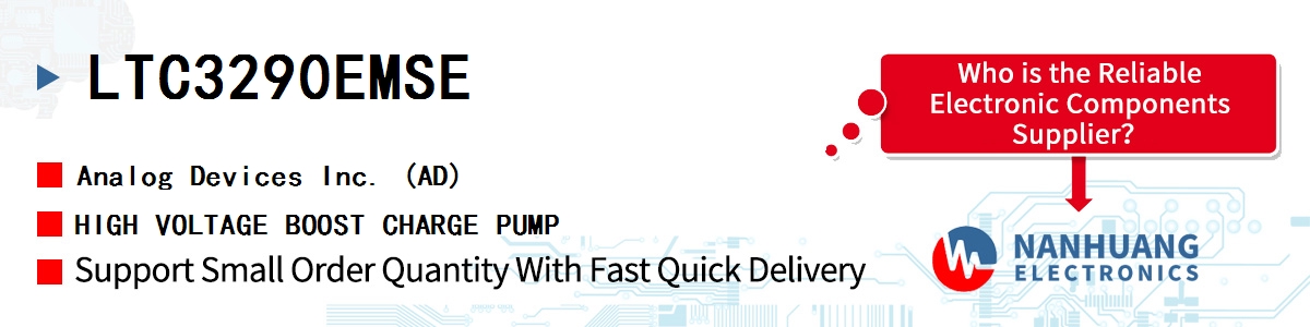 LTC3290EMSE ADI HIGH VOLTAGE BOOST CHARGE PUMP