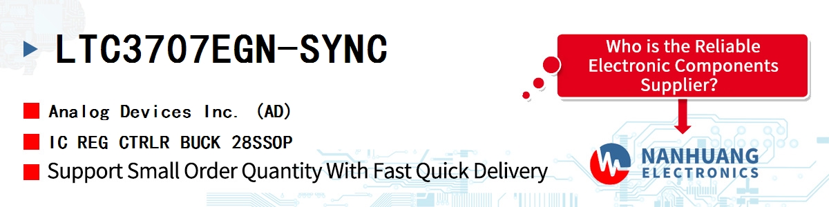 LTC3707EGN-SYNC ADI IC REG CTRLR BUCK 28SSOP