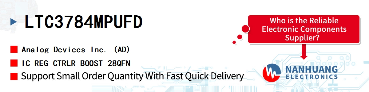 LTC3784MPUFD ADI IC REG CTRLR BOOST 28QFN