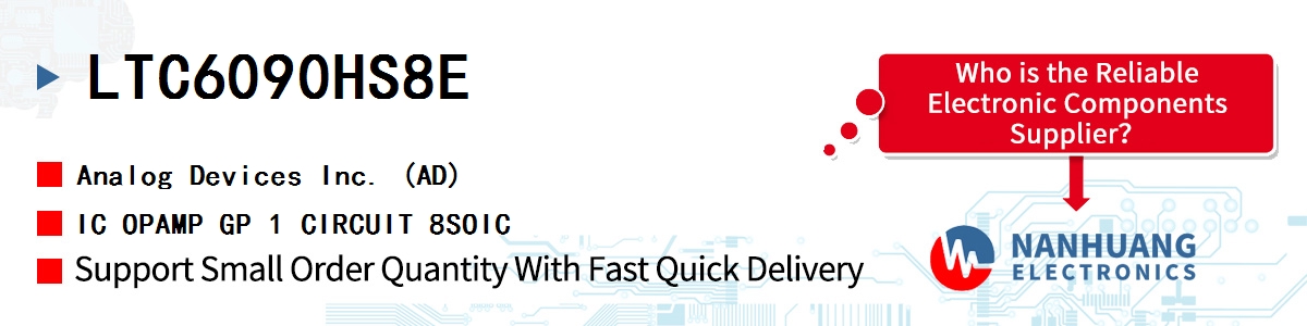 LTC6090HS8E ADI IC OPAMP GP 1 CIRCUIT 8SOIC