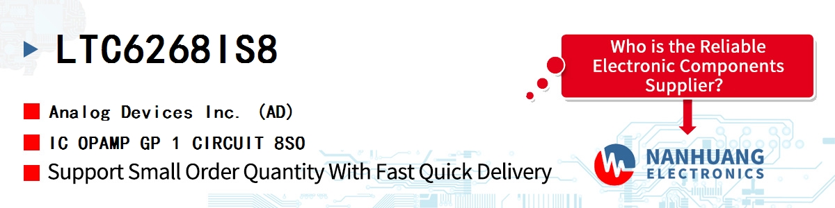 LTC6268IS8 ADI IC OPAMP GP 1 CIRCUIT 8SO